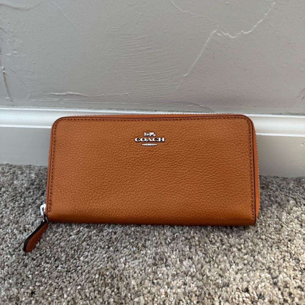 Coach Long Zip Around Wallet
